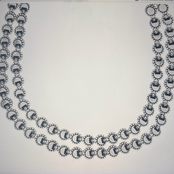 Twinkle Double Link Necklace.  NWOT - Picture 4 of 7